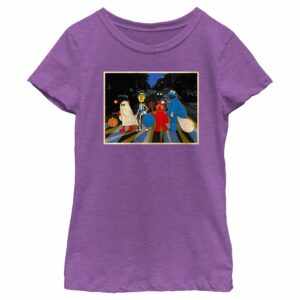 Girl’s Sesame Street Halloween Abbey Road T-Shirt