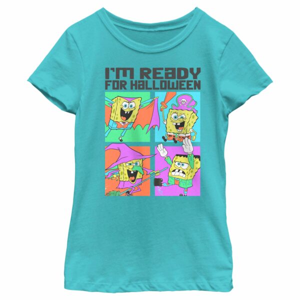 Girl’s SpongeBob SquarePants I’m Ready for Halloween T-Shirt