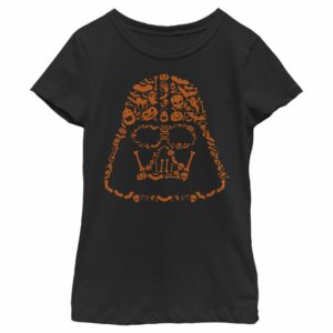 Girl’s Star Wars A New Hope Darth Vader Halloween Icons T-Shirt