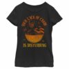 Girl’s Star Wars A New Hope Halloween Darth Vader and Death Star Your Lack of Candy is Disturbing T-Shirt