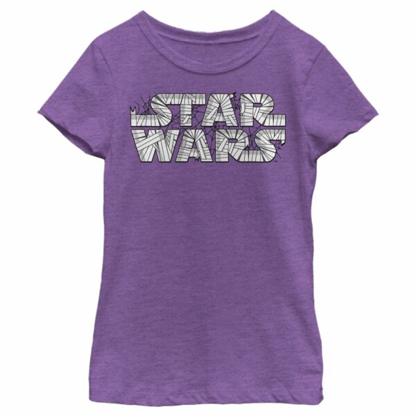 Girl’s Star Wars A New Hope Halloween Mummy Logo T-Shirt