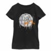 Girl’s Star Wars Halloween Death Star Drip T-Shirt