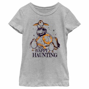 Girl’s Star Wars Halloween Happy Haunting T-Shirt