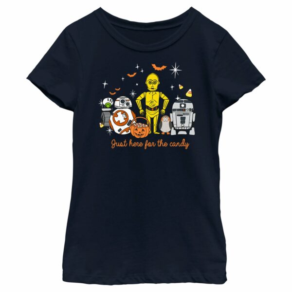 Girl’s Star Wars Halloween Here for Treat Friends T-Shirt