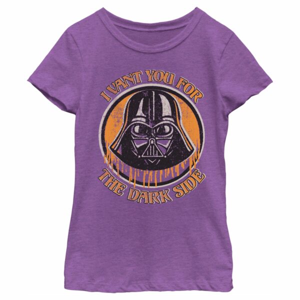 Girl’s Star Wars Halloween Vant You Vader T-Shirt