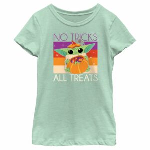 Girl’s Star Wars The Mandalorian All Treats For Grogu T-Shirt