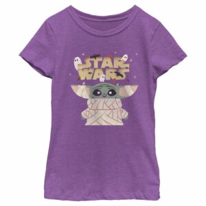 Girl’s Star Wars The Mandalorian Halloween Grogu Mummy T-Shirt