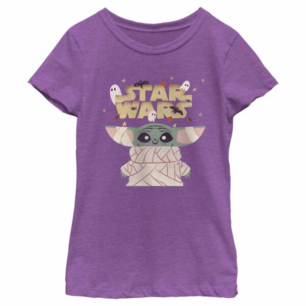 Girl’s Star Wars The Mandalorian Halloween Grogu Mummy T-Shirt