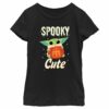 Girl’s Star Wars The Mandalorian Halloween Grogu Spooky Cute Pumpkin T-Shirt