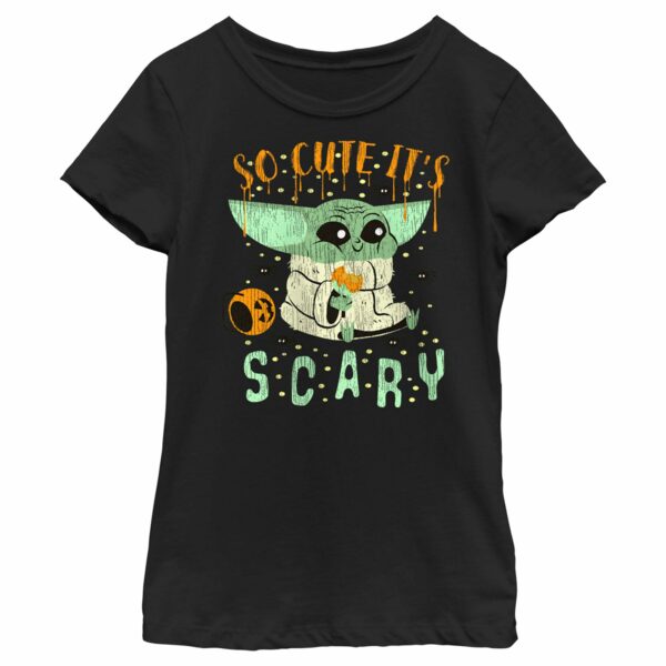 Girl’s Star Wars The Mandalorian Halloween So Cute It’s Scary T-Shirt