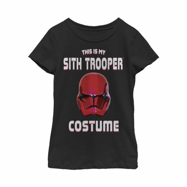 Girl’s Star Wars The Rise of Skywalker Halloween Sith Trooper Costume T-Shirt