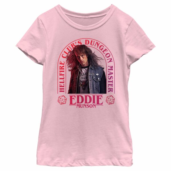 Girl’s Stranger Things Hellfire Club Dungeon Master Eddie T-Shirt