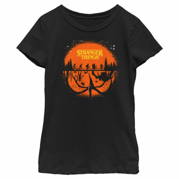 Girl’s Stranger Things Two Planes Collide T-Shirt