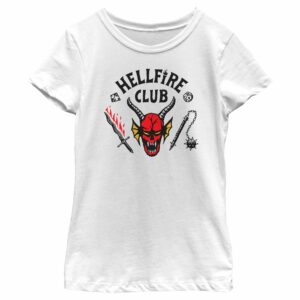 Girl’s Stranger Things Welcome to the Hellfire Club T-Shirt