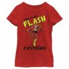 Girl’s The Flash This Is My Flash Costume Text Poster T-Shirt