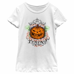 Girl’s The Nightmare Before Christmas All Hail the Pumpkin King T-Shirt