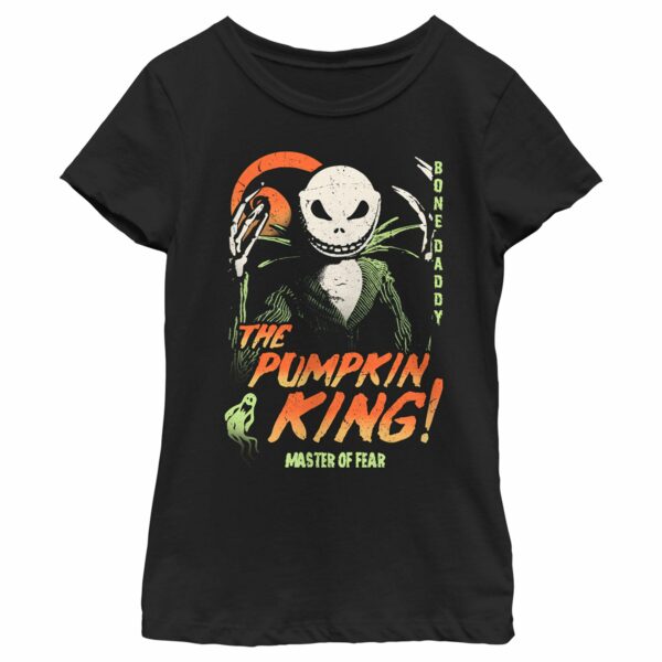 Girl’s The Nightmare Before Christmas Jack Skellington Master of Fear T-Shirt