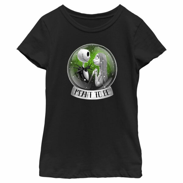 Girl’s The Nightmare Before Christmas Jack and Sally Meant To Be T-Shirt