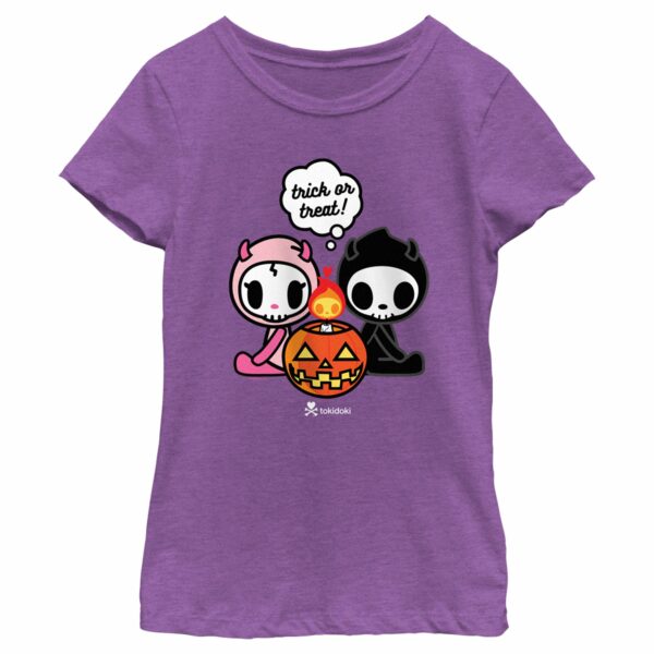 Girl’s Tokidoki Halloween Trick or Treat Couple T-Shirt