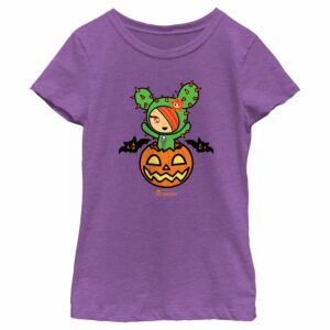 Girl’s Tokidoki Halloween jack-o’-lantern SANDy T-Shirt