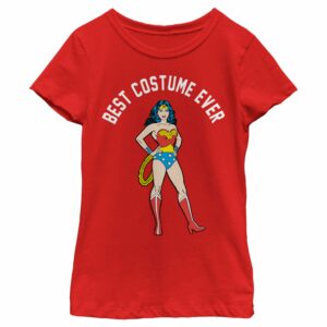 Girl’s Wonder Woman Best Costume Ever T-Shirt