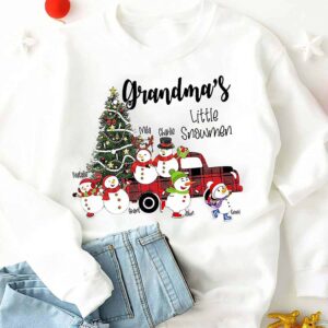 Grandmas’S Little Snowmen Christmas Sweatshirt