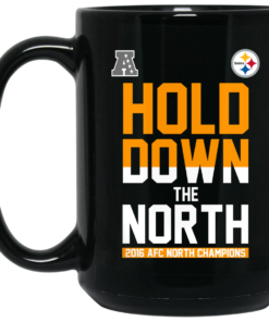 Hold Down The North 2016 AFC North Champions Mug Shirt Sweatshirt Long Sleeve Hoodie Tank Mug 2