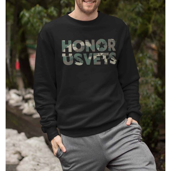 Honor Us Vets Make Camo Sweatshirt