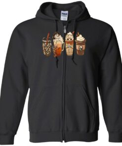 Horror Movie And Coffee Halloween Sweatshirt 2 Horror Movie And Coffee Halloween Sweatshirt 3