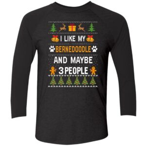 I Like My Bernedoodle And Maybe 3 People Sweatshirt 2