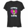 Junior’s Betty Boop Halloween Green Zombie Love T-Shirt