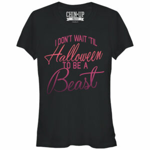 Junior’s CHIN UP Halloween Beast T-Shirt