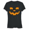 Junior’s CHIN UP Halloween Jack o’ Lantern Face T-Shirt