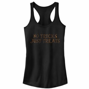 Junior’s CHIN UP Halloween Just Treats Racerback Tank Top