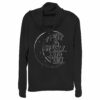 Junior’s CHIN UP Halloween Spell on You Cowl Neck Sweatshirt
