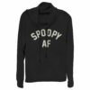 Junior’s CHIN UP Halloween Spoopy AF Cowl Neck Sweatshirt
