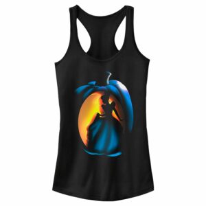 Junior’s Cinderella Cinderella Halloween Pumpkin Racerback Tank Top