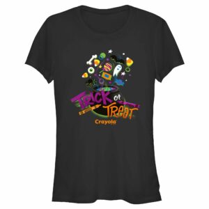 Junior’s Crayola Trick Or Treat T-Shirt