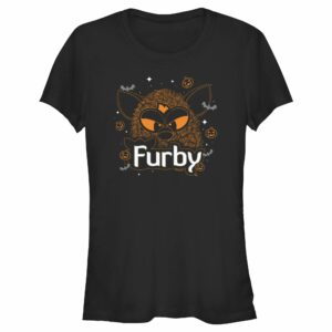 Junior’s Furby Halloween Sketch T-Shirt