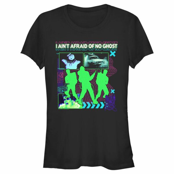 Junior’s Ghostbusters Neon I Ain’t Afraid of No Ghost T-Shirt