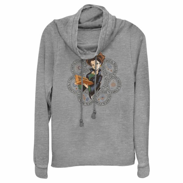 Junior’s Hocus Pocus 2 Winifred Spell Book Cowl Neck Sweatshirt