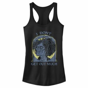 Junior’s Hocus Pocus Billy Zombie Get Out Much Racerback Tank Top