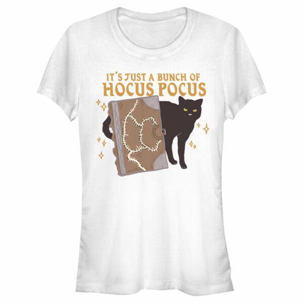 Junior’s Hocus Pocus Binx Spellbook T-Shirt