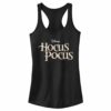 Junior’s Hocus Pocus Classic Logo Racerback Tank Top