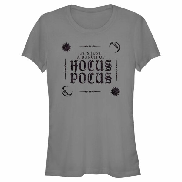 Junior’s Hocus Pocus It’s Just a Bunch Text T-Shirt