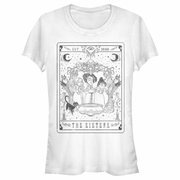 Junior’s Hocus Pocus Sanderson Sister Tarot Card T-Shirt