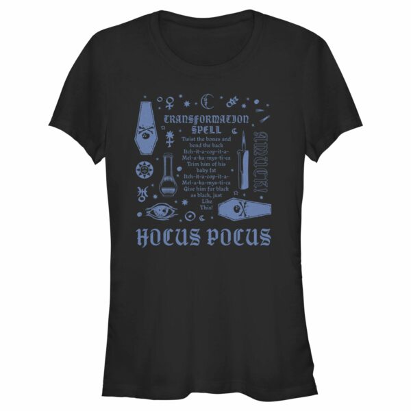 Junior’s Hocus Pocus Transformation Spell T-Shirt