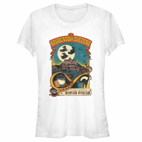 Junior’s Hocus Pocus Vintage Witch Poster T-Shirt