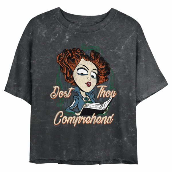 Junior’s Hocus Pocus Winifred Comprehend Cartoon T-Shirt