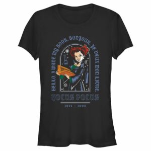 Junior’s Hocus Pocus Winifred Want Book T-Shirt